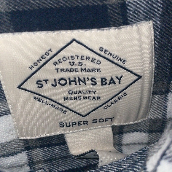 At johns bay (M) Blue/white flannel - Picture 4 of 4